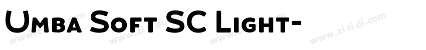Umba Soft SC Light字体转换